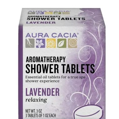 Aura Cacia Lavender Shower Tablets 3 oz.