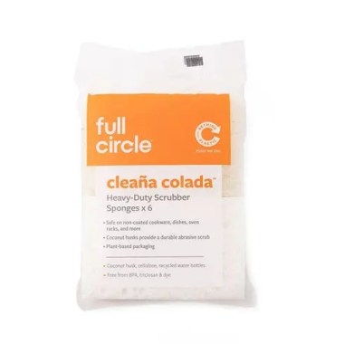 Cleana Colada Coconut Scrubber Sponges