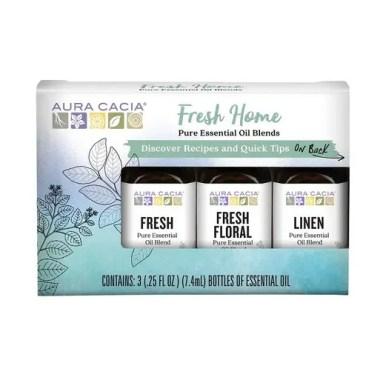 Aura Cacia Fresh Home Essential Oil Kit